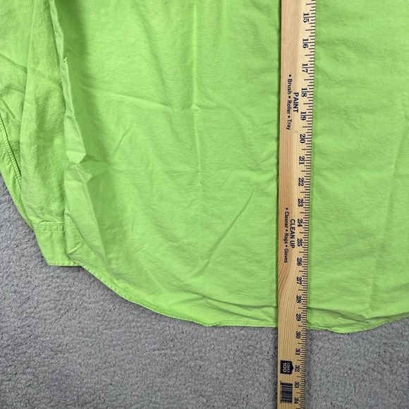 Ralph Lauren Shirt Mens Large Green Button Up Long Sleeve Pony Logo Casual - Picture 10 of 13